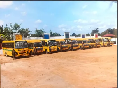 GPS Enabled School Buses | Bethany High Sarjapur